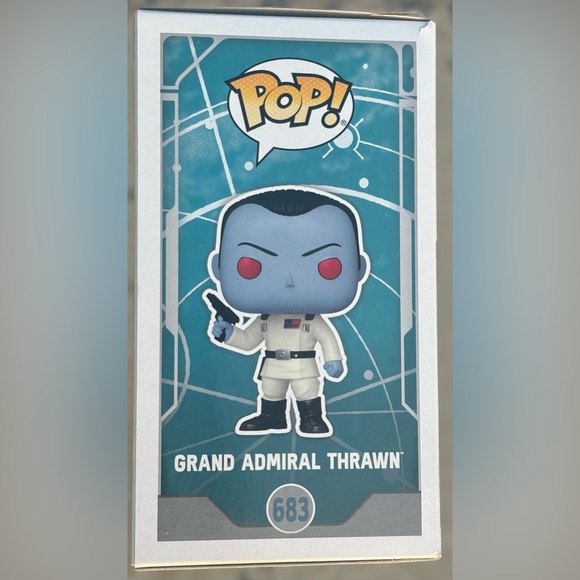 Funko Pop STAR WARS
POP! GRAND ADMIRAL THRAWN WITH RK-3 BLASTER - Picture 1 of 6
